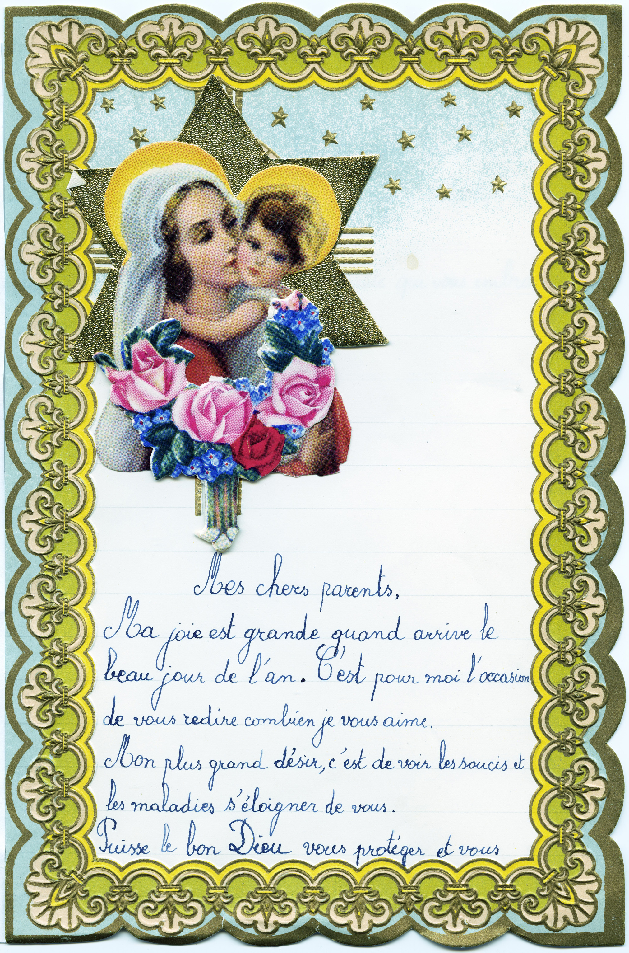lettre de nouvel année